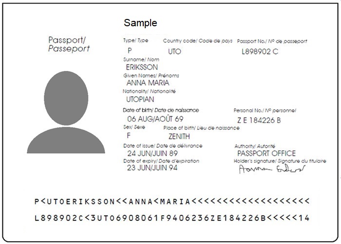 Sample Passport
